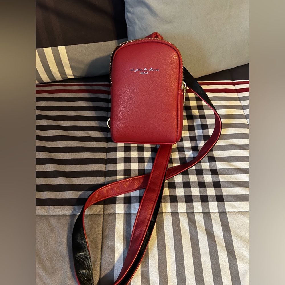 Inicat Red Crossbody Sling Bag